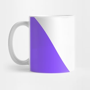 Boho abstract black and white purple pastel swirl pattern Mug